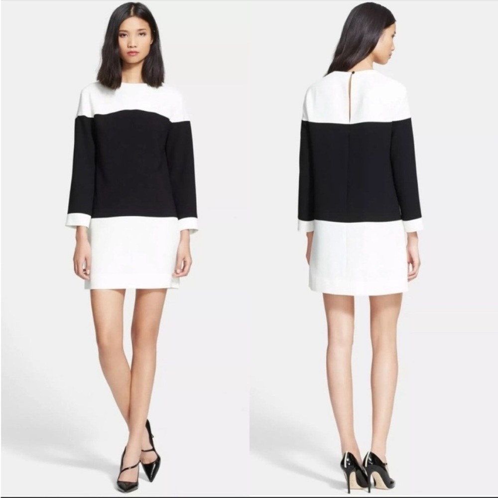 KATE SPADE Delray Head in the Clouds Color Block Shift Dress Size 6
